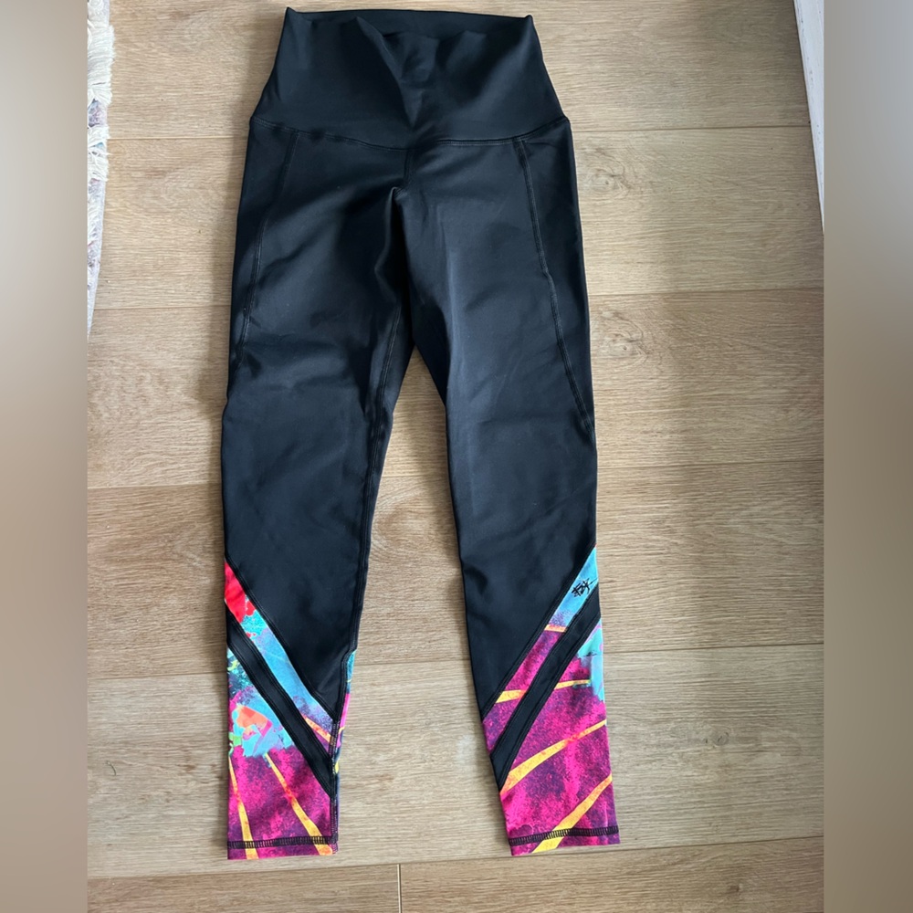 Yogavated leggings. Sz. L